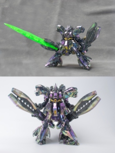 RG29G1/144七彩喷镀版福冈沙扎比配支架水贴特效件拼装模型