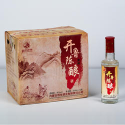 内蒙古通辽开鲁陈酿整箱6瓶36度350ml清香型酒纯粮老酒送礼正品