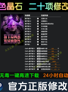 紫色晶石 修改器 Steam辅助epic电脑正版工具科技 不含游戏