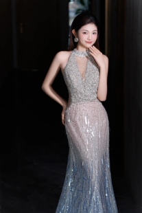 晚礼服女2024新款 成人礼主持人敬酒服 新娘高级感婚纱高端轻奢法式