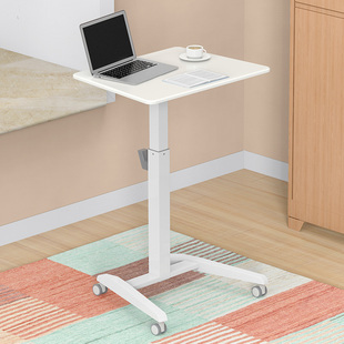站立式电脑桌可移动升降工作台学习书桌笔记本电脑折叠桌床边沙发