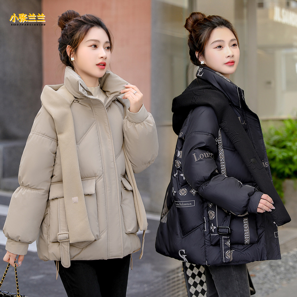 2024新款加厚洋气宽松短款棉衣