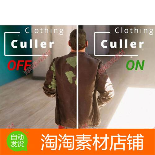 Unity3d Clothing Culler 服装剔除器工具插件