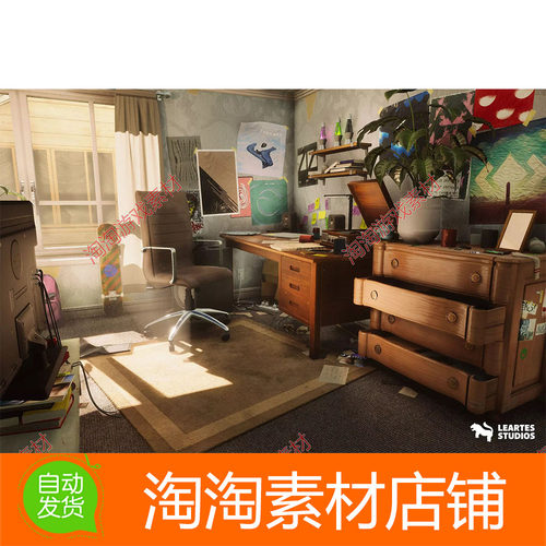 Unity Will's Room Environment Dormitory Room Environment 1.0