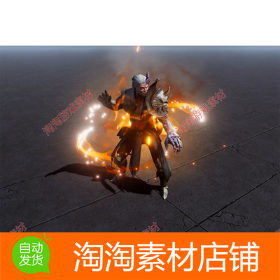 Unity3d Character Auras 3 1.2 包更新 高质量环绕周身特效包