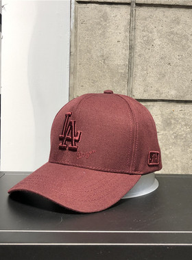 MLB棒球帽子LA男女同款专柜嘻哈帽遮阳鸭舌帽18LA3UCD0126D