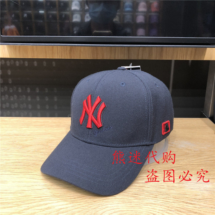 MLB棒球帽正品NY帽子男女鸭舌帽遮阳帽防晒帽女款20NY5UCD00133