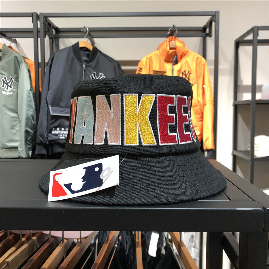 MLB棒球帽正品NY帽子女鸭舌帽男遮阳帽渔夫帽20NY5UCI08000