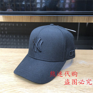 MLB棒球帽正品 NY帽子女鸭舌帽男遮阳帽防晒帽18NY3UCD01100