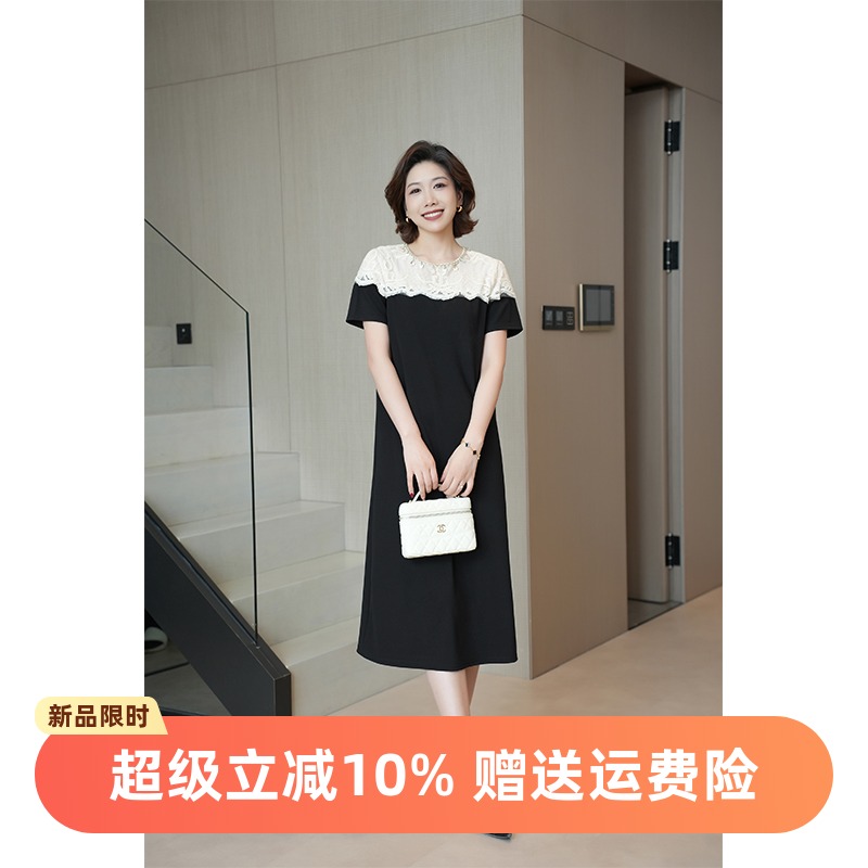 柒院家微胖大码女装宫廷风连衣裙