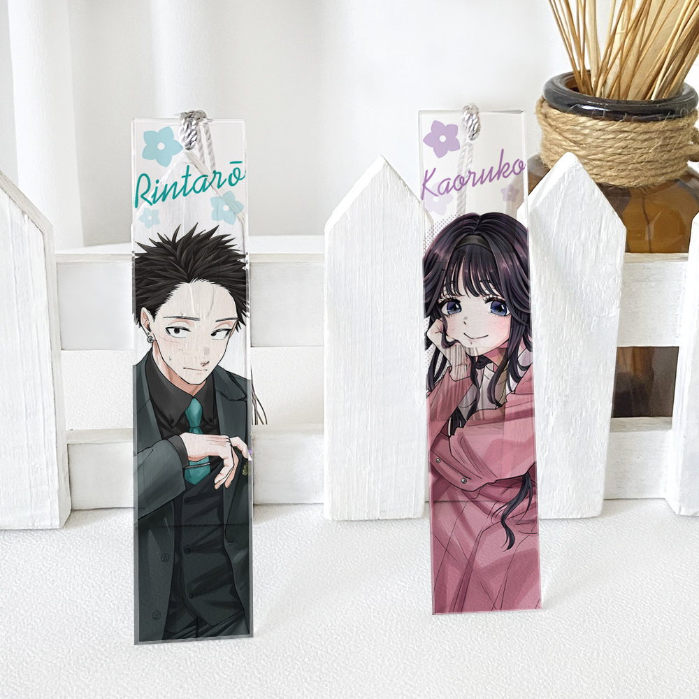 漫能花薰凛然薰香花朵凛然绽放水晶透明书签挂件二次元动漫周边