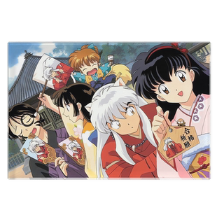 漫能犬夜叉水晶立牌日系桌面摆件杀生丸桔梗动漫周边二次元礼物