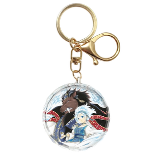 漫能祭品公主与兽之王水晶挂架二次元日系钥匙扣动漫周边个性礼物