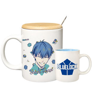 漫能蓝色监狱陶瓷杯个性日系文艺马克杯带盖日本动漫周边二次元