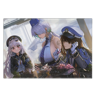 漫能胜利女神nikke水晶立牌摆件玻璃二次元卡通日系个性礼物周边