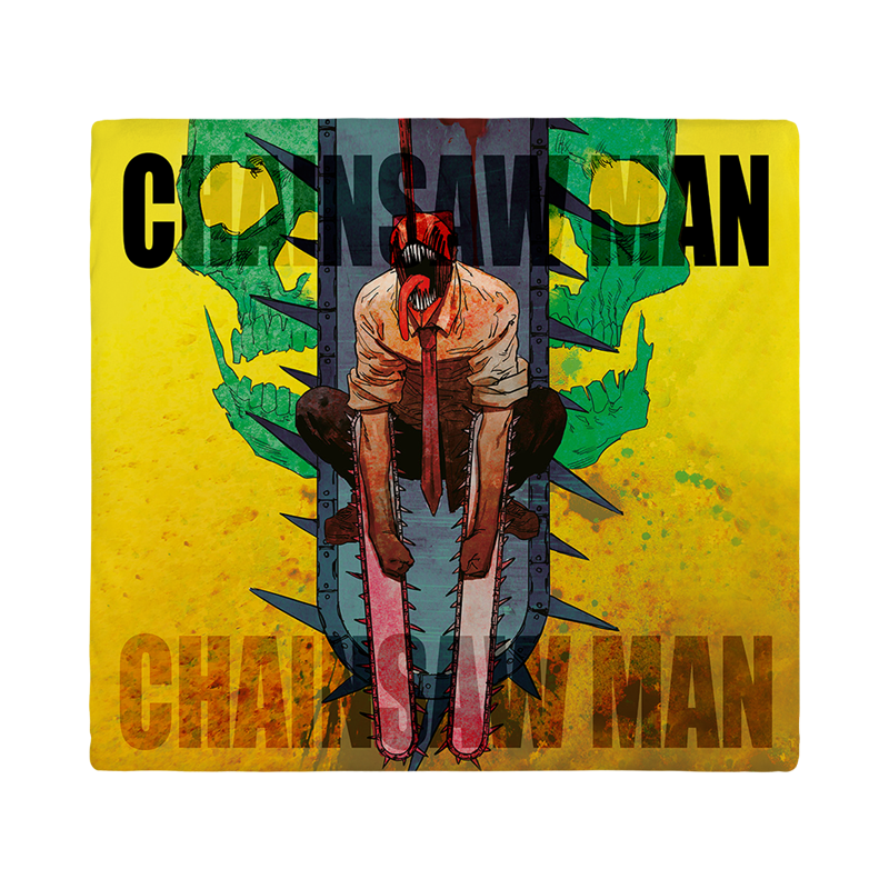 漫能电锯人坐垫靠垫玛奇玛电次太空记忆棉回弹垫子二次元动漫周边