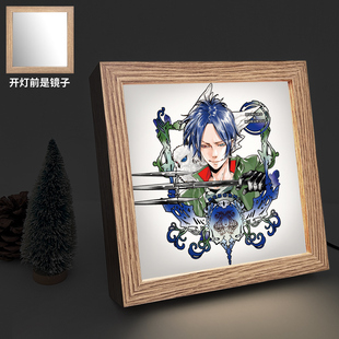 漫能家庭教师个性 镜子礼物 方形灯光画小夜灯摆件动漫周边二次元