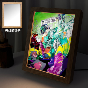 漫能SAKAMOTO 坂本日常 灯光画二次元 小夜灯摆件镜子 DAYS