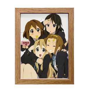 漫能轻音少女灯光画平泽唯中野梓小夜灯周边镜子摆件二次元周边