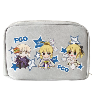 漫能fate笔袋可爱Q版大容量文具袋saber贞德远坂凛动漫周边二次元