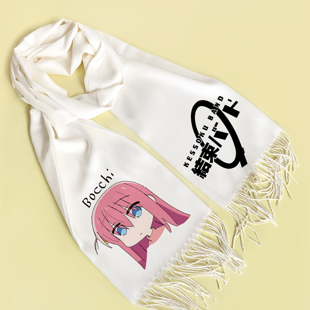 漫能孤独摇滚围巾动漫周边