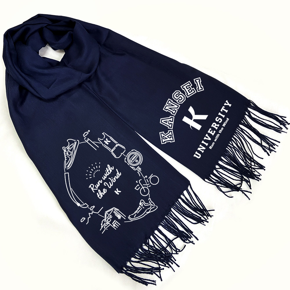 漫能强风吹拂围巾二次元