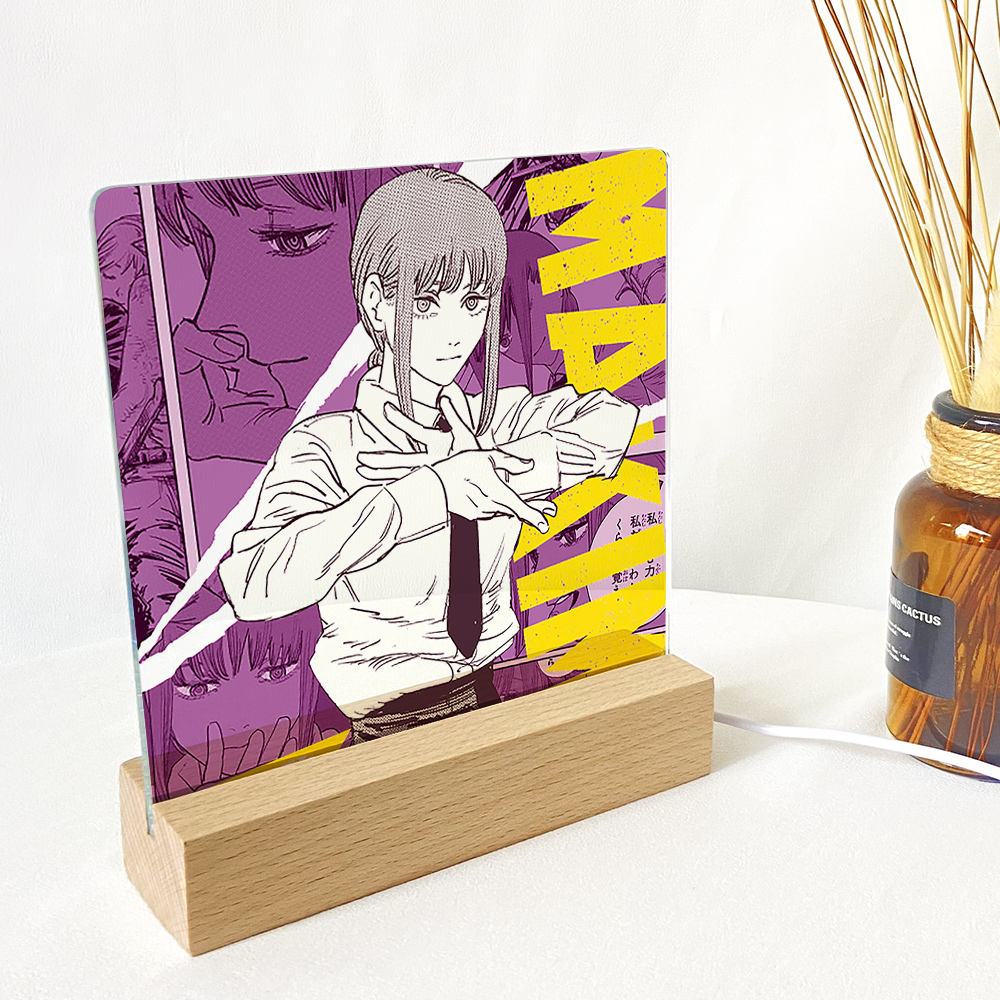 漫能电锯人水晶夜灯动漫周边