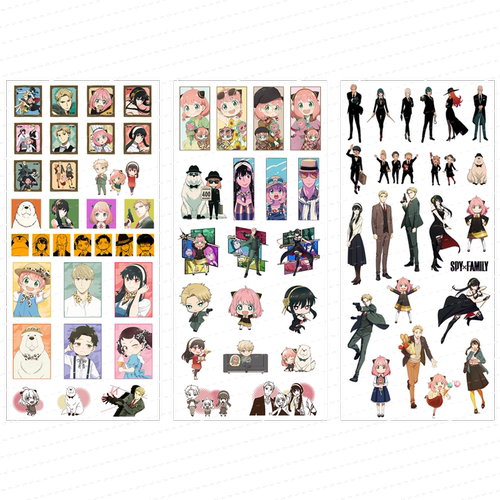 漫能间谍过家家贴纸阿尼亚黄昏防水贴图个性日系二次元动漫周边