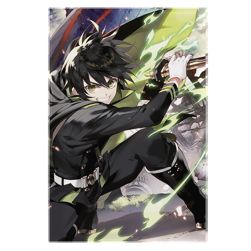 漫能终结的炽天使水晶立牌日系桌面摆件玻璃二次元日本动漫周边