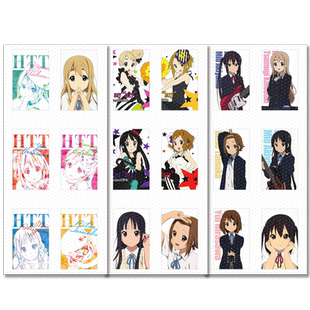 漫能轻音少女diy笔杆贴纸防水贴图随心贴二次元动漫周边cos礼物