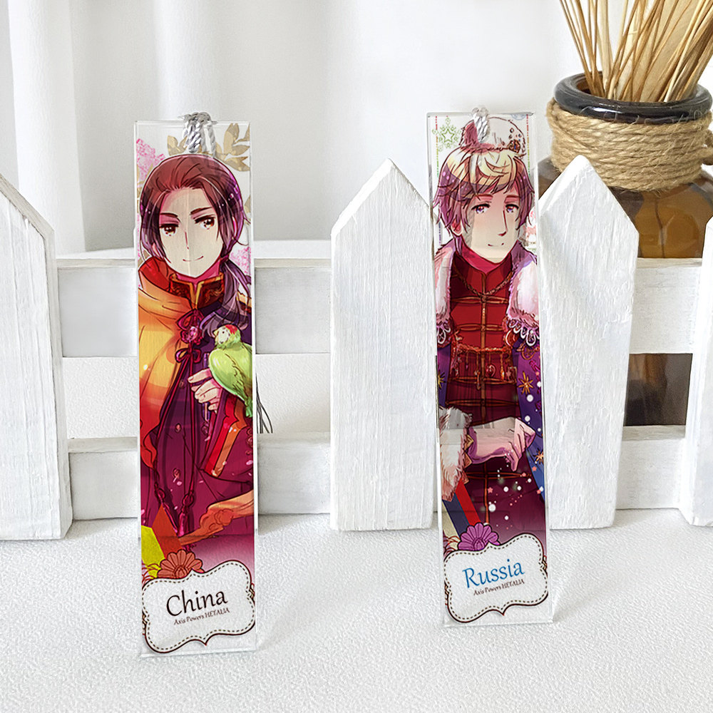 漫能日本黑塔利亚水晶书签