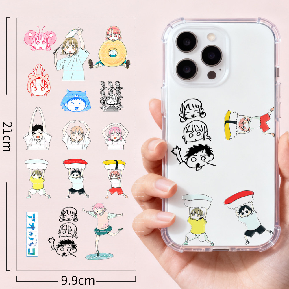 漫能蓝箱浮雕贴纸青春之箱随心转印贴耳机手机贴纸彩色动漫卡通,模玩/动漫/周边/娃圈三坑/桌游,动漫水杯/居家/百货,淘宝优惠券,粉丝福利购,淘宝优惠卷