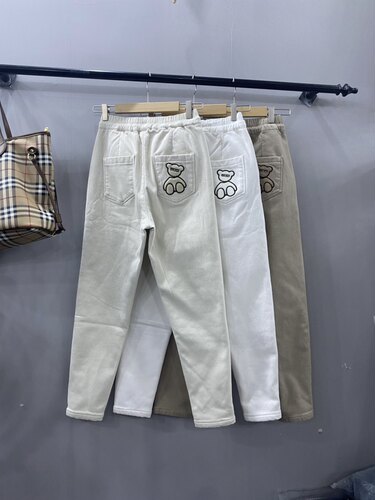 艾加加加绒高腰冬款长裤棉裤