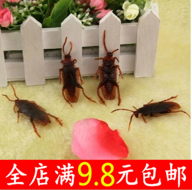 仿真假蟑螂小强整蛊玩具整人蟑螂整人玩具吓人蟑螂整人道具愚人节
