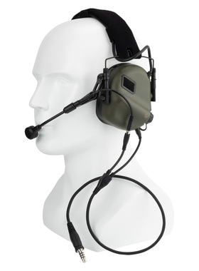 Earmor 行动者耳魔M31战术拾音降噪耳机通讯改装套件麦克风通讯线