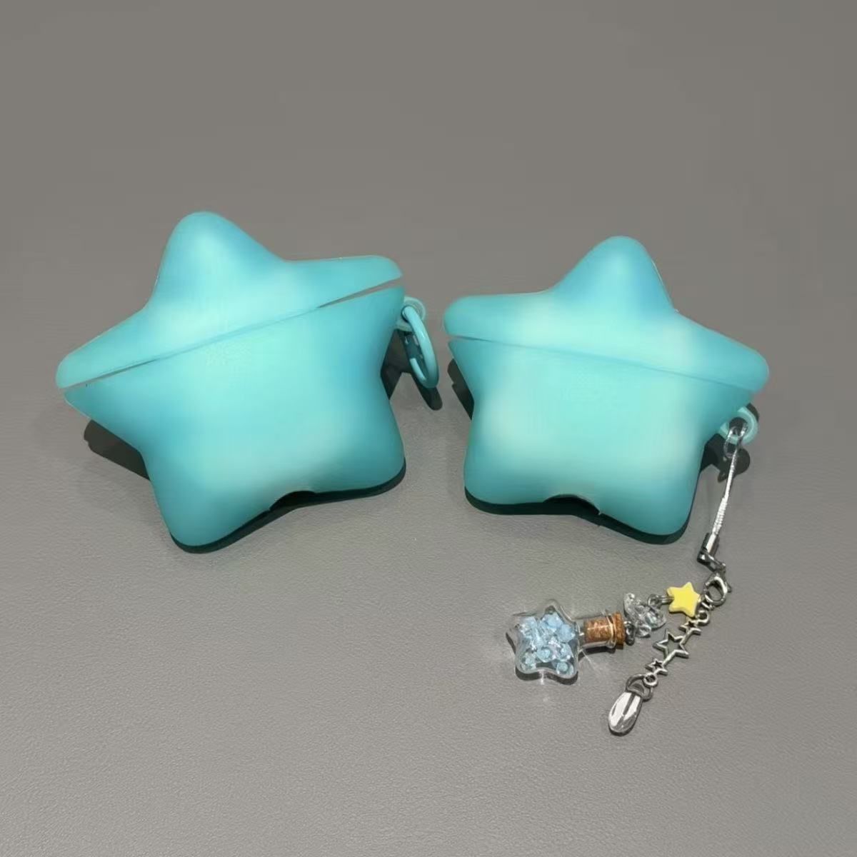 夜光立体星星苹果耳机壳