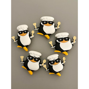 高雅人士可爱跳舞企鹅适用华为freebuds7i/6i蓝牙pro4耳机壳软freeclip2代/5i硅胶Pro3保护se3防摔SE2女se4