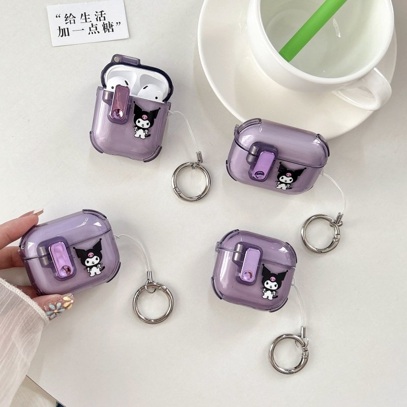 创意卡通可爱库洛米适用AirPodsPro3耳机壳苹果AirPods4代保护套airpods2/3代小众可爱硅胶Pro二代防摔软盒女