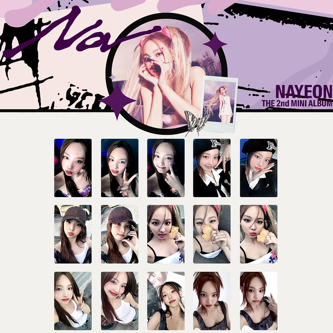 twice林娜琏个人solo第二张专辑NA专卡NAYEON小卡