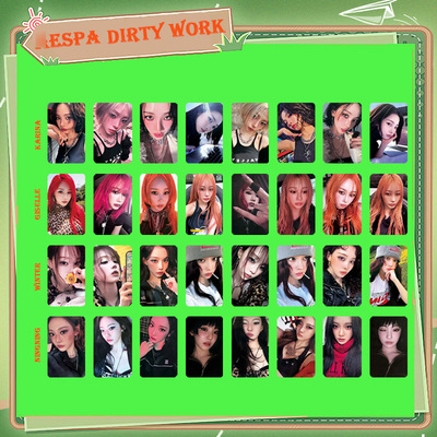 Aespa吒新专DIRTYWORK单人卡