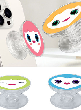 TWICE透明手机气囊支架  同款伸缩指环支架Lovelys Clip Art