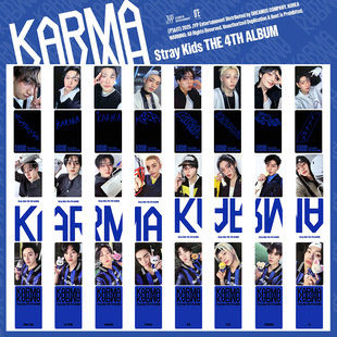 STRAY KIDS回归KARMA周边小卡 SKZOO特典小卡 特典卡自制