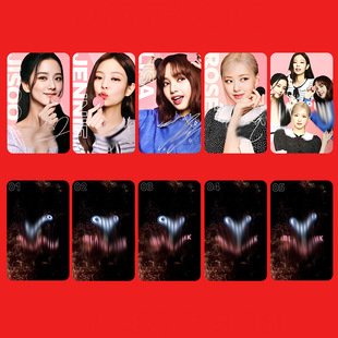 blackpink 奥利奥 ROSE JISOO小卡 jennie OREO photocard自制