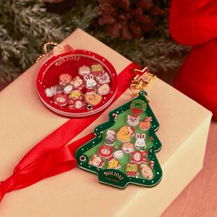 SEVENTEEN次MINITEEN圣诞周边摇摇乐钥匙扣自制包包挂件