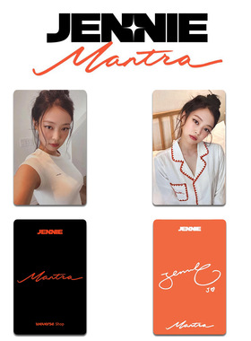 JENNIE打歌卡 MANTRA Weverse特典小卡 金珍妮 睡衣卡 短袖卡