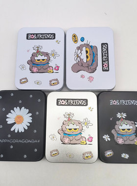 新款权志龙的猫巡回演唱会ZOA快闪联名铁盒收纳盒GD卡通玩偶自制