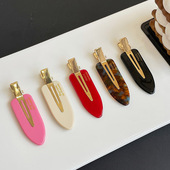 新款 france无痕夹醋酸边夹高级感精致刘海夹夹子头饰发夹一字夹