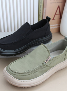 2024年新款老北京布鞋男鞋超轻透气男单鞋圆头舒适男休闲鞋懒人鞋
