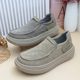 春秋新款 男单鞋 舒适百搭超轻软底男休闲鞋 老北京布鞋 厚底新款 套脚