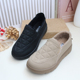 老北京布鞋 加绒保暖女棉鞋 套脚中老年妈妈鞋 冬季 平底女休闲鞋 薄绒